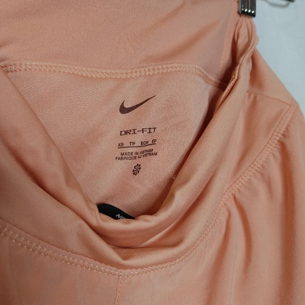 Nike Eclipse Running Shorts Lined Light Pink Coral Orange XS‎ CZ9568-824